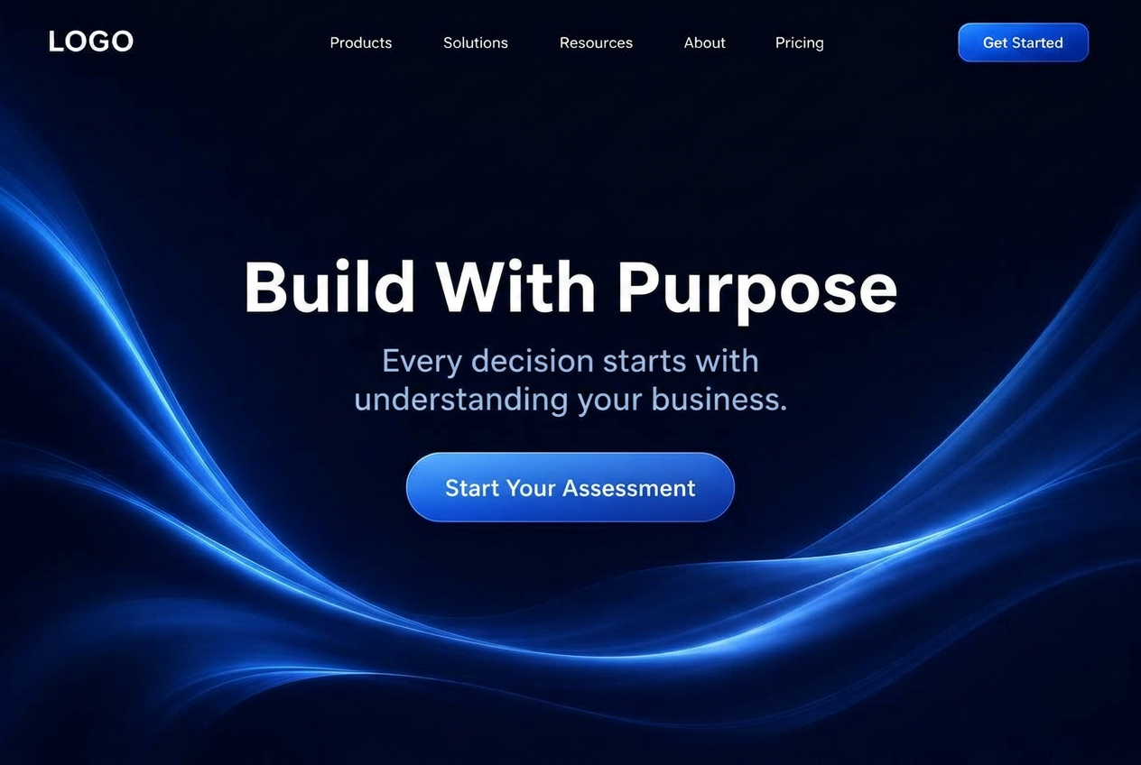 Modern redesigned website