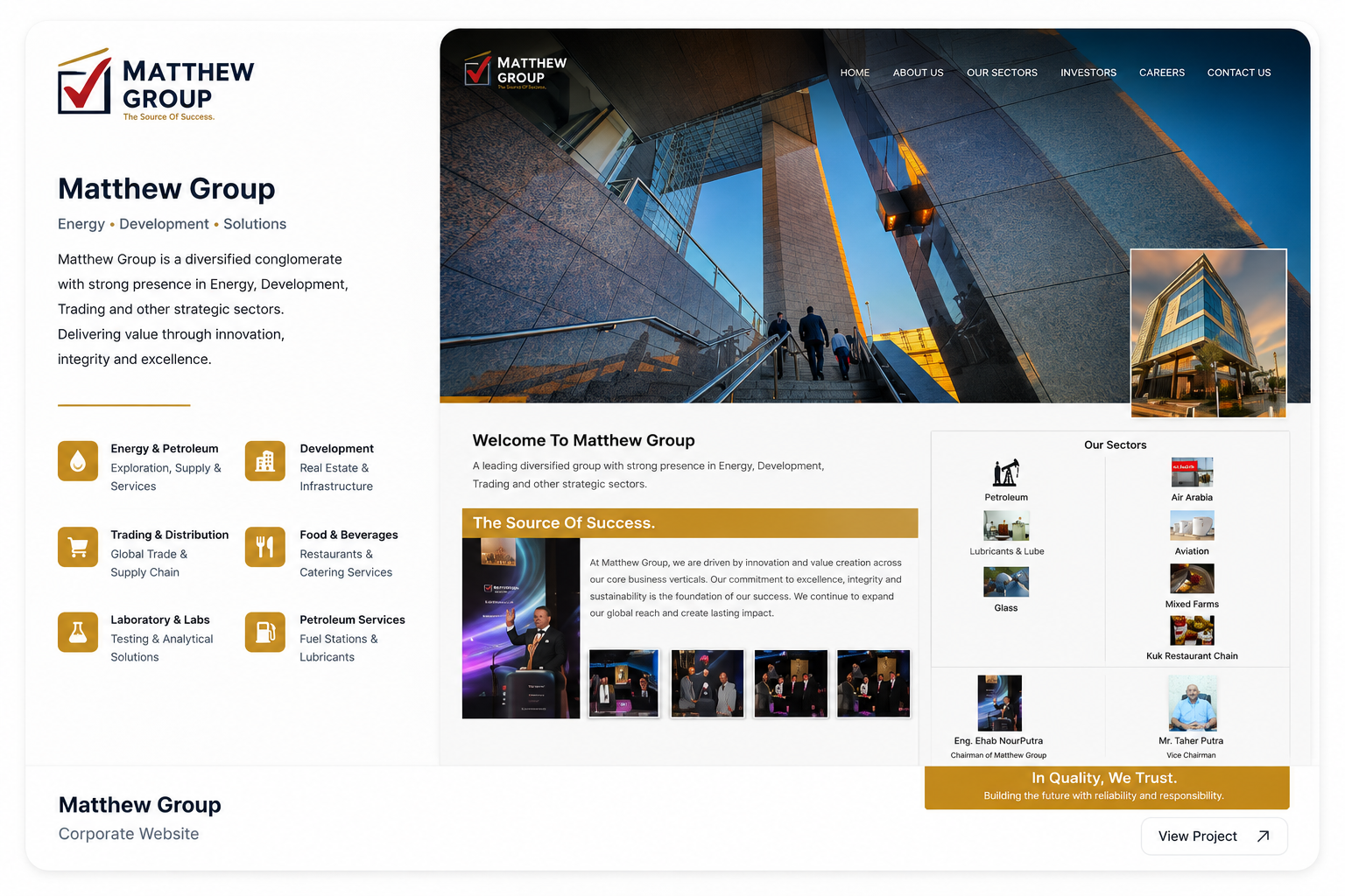 Matthew Group project preview